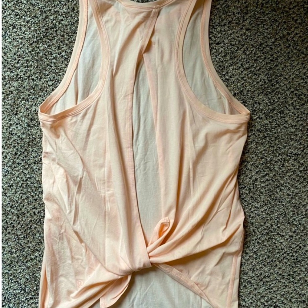 Lulu lemon tie back tank